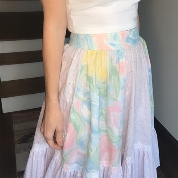 SOLD Vintage 80s square dancing circle skirt - Picture 5 of 5